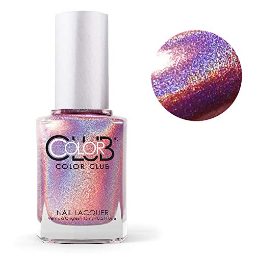 Product Cover Color Club Halographic Hues Nail Polish, Halo, Graphic.05 Ounce