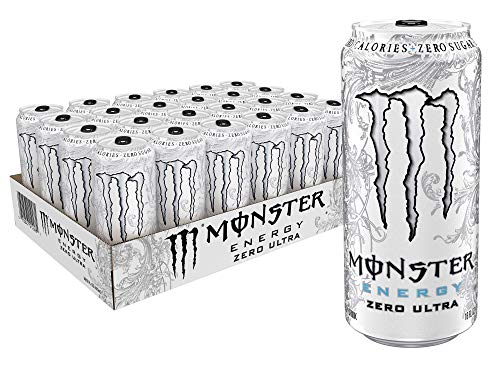 Product Cover Monster Energy Zero Ultra, Sugar Free Energy Drink, 16 Ounce (Pack of 24)
