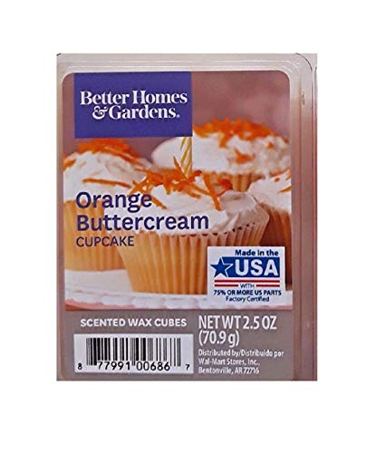 Product Cover Better Homes and Gardens Orange Buttercream Cupcake Scented Wax Cubes