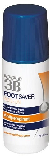 Product Cover Neat Feat 3B Foot Saver Roll-On Antiperspirant for Feet, 2.0 Fluid Ounces