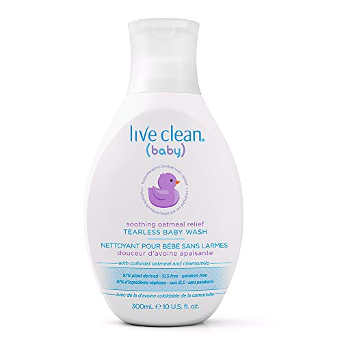 Product Cover Live Clean Baby Soothing Oatmeal Relief Tearless Wash, 10 oz.