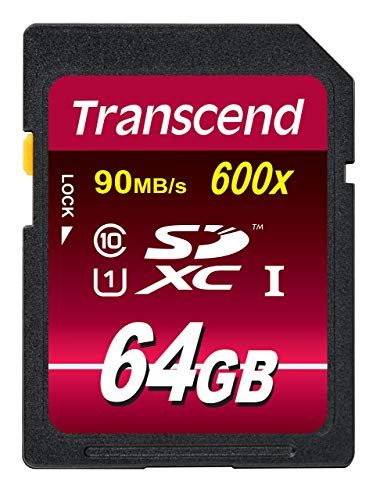 Product Cover Transcend 64 GB SDXC Class 10 UHS-I 600x (Ultimate) Memory Card