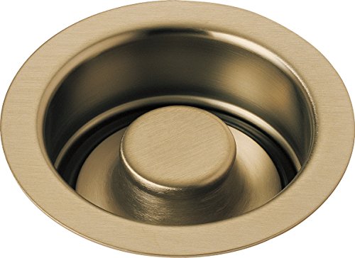 Product Cover Delta Faucet 72030-CZ Disposal and Flange Stopper, Kitchen, Champagne Bronze
