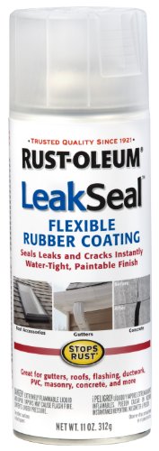 Product Cover Rust-Oleum 265495 11-Ounce Leak Seal Flexible Rubber Sealant, Clear