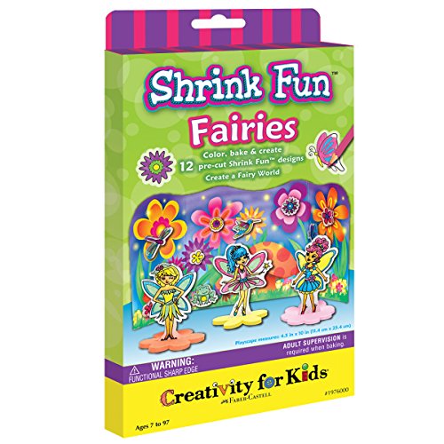 Product Cover Creativity for Kids Shrink Fun Fairies - Shrink Plastic Activity Kit