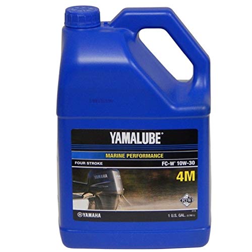 Product Cover Yamaha LUB-10W30-FC-04 Yamalube 10W30 MARINE Oil NMMA FCW (Low Phosphorous) Gallon; LUB10W30FC04 Made by Yamaha