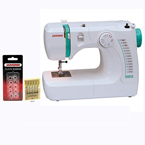 Product Cover Janome 3128 Sewing Machine with Free 1/4 Inch Foot & FREE BONUS supplier:sewingmachinesforless