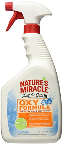 Product Cover Nature's Miracle Oxy Formula 32 Ounces Cat, Stain And Odor Remover, Fresh Scent Spray