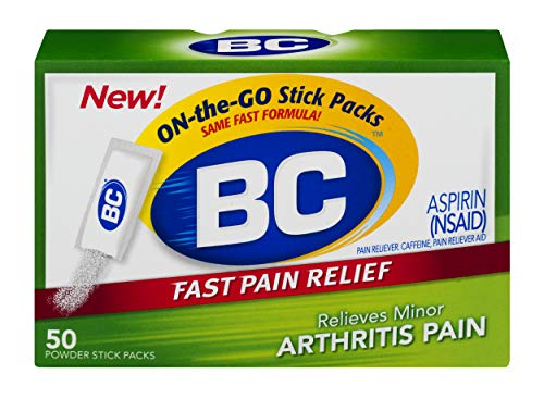 Product Cover BC Powder | Fast Pain Relief | Arthritis | Aspirin (NSAID) & Caffeine | 50 Count