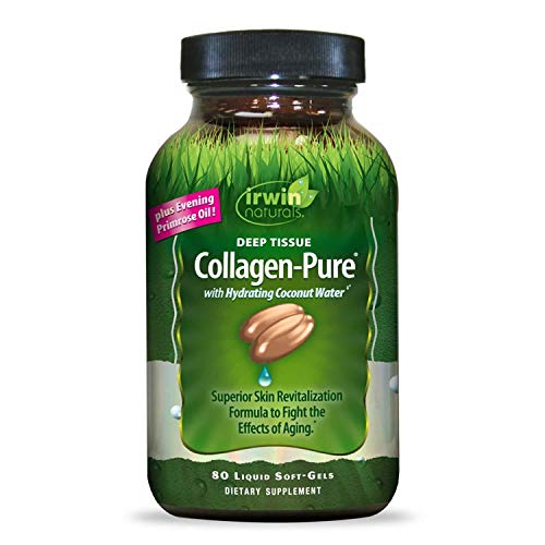 Product Cover Irwin Naturals Deep Tissue Collagen-Pure with Coconut Water - Intensive Skin Nourishment - 80 Liquid Softgels