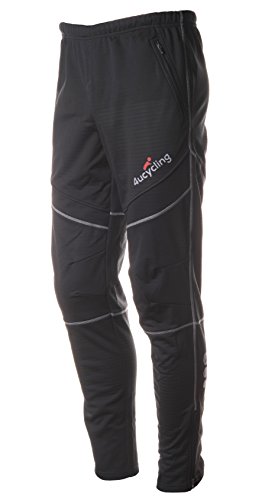 Product Cover 4ucycling Men's Athletic Active Thermal Pants Black XL-gangsuo