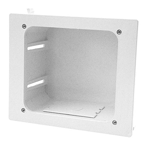 Product Cover Construct Pro In-wall Recessed Entertainment Box, White