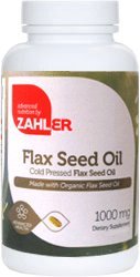 Product Cover Zahler Organic Flax Seed Oil 1,000 mg 90 Softgels