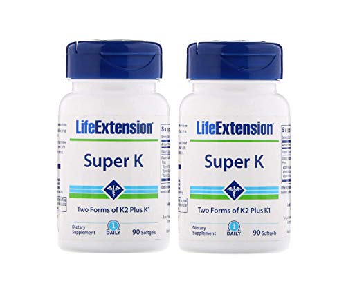 Product Cover Life Extension Super K with Advanced K2 Complex (two-pack)