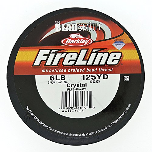 Product Cover FireLine Braided Beading Thread 6 pound-test Clear .006 Inch Average Diameter 125 Yards