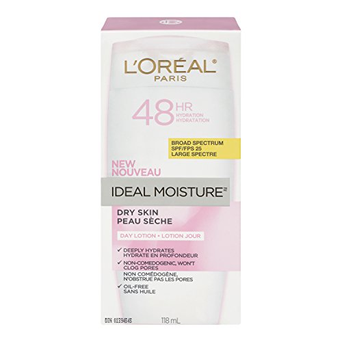 Product Cover L'Oreal Paris Ideal Moisture Facial Day Lotion SPF 25, Dry Skin