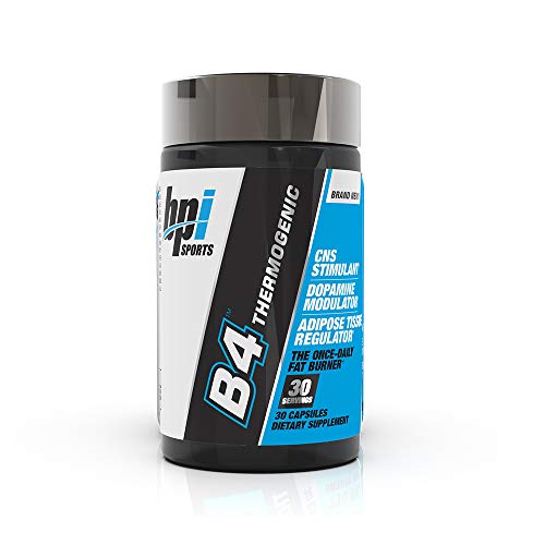 Product Cover BPI Sports B4 - Extra-Strength Fat Burner - Keto-Friendly - Appetite Suppressant - Caffeine, Niacin, Quercetin, Yohimbine - 30 Servings - 710mg