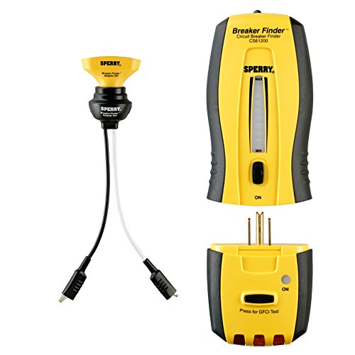 Product Cover Sperry Instruments CS61200P Electrical, 120V AC, 60Hz, Includes: CS61200AS Light and Switch, 2 Pc Circuit Breaker Finder and Accessory Kit, As shown in the image