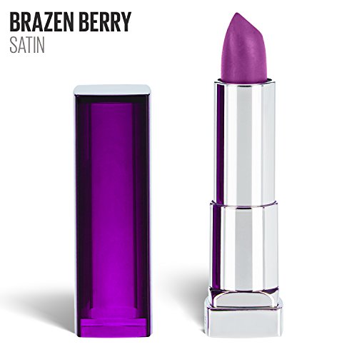 Product Cover Maybelline New York Color Sensational Purple Lipstick, Satin Lipstick, Brazen Berry, 0.15 oz