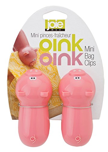 Product Cover MSC International 78815 Joie Oink Oink Mini Bag Clips, Set of 2