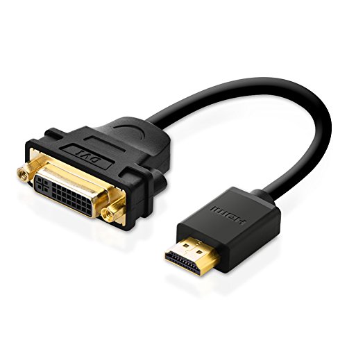 Product Cover UGREEN HDMI to DVI 24+5 Male to Female Adapter Cable HDMI to DVI-I Video Converter Cord 1080P Compatible for Apple TV Box, HDTV, Xbox 360, PlayStation 4 PS3, Nintendo Switch, Plasma, DVD and Projector
