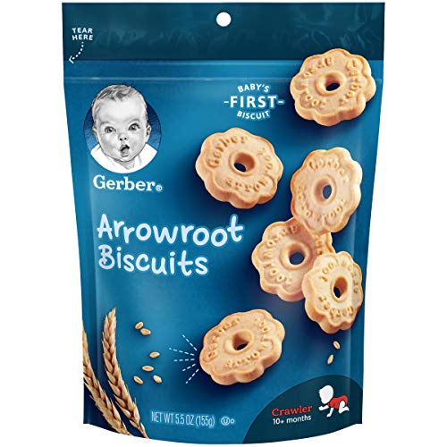 Product Cover Gerber Arrowroot Cookies Pouch, 5.5 Ounce (Pack of 4)