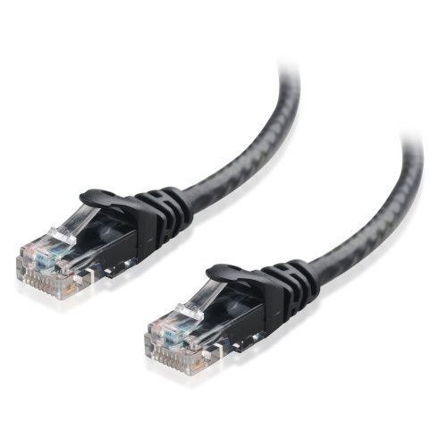 Product Cover Cable Matters Snagless Cat6 Ethernet Cable (Cat6 Cable, Cat 6 Cable) in Black 150 Feet