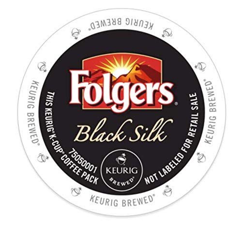 Product Cover Keurig Coffee K-Cups Folgers Black Silk Pack of 18