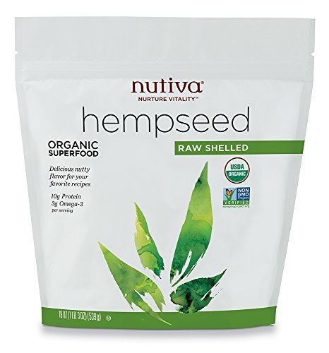 Product Cover Nutiva Organic Hempseed, Raw Shelled, 19 Ounce