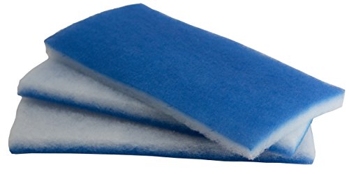 Product Cover inTank Aquarium and Pond Value Pack - Bonded Blue & White Poly Filter Floss Pads 600-square-inches
