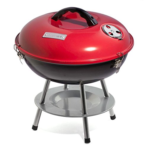 Product Cover Cuisinart CCG-190RB Portable Charcoal Grill, 14-Inch, Red