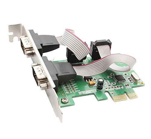 Product Cover IO Crest 2 Port Serial PCI-e 1.0 x 1 with Full and Low Profile Brackets SI-PEX15037