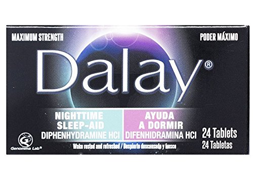 Product Cover Dalay Nighttime Sleep-Aid Maximum Strength (Single Bottle with 24 Tablets)
