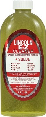 Product Cover Lincoln E-Z Cleaner Suede Nubuck Satin Leather Nylon Fabric Shoe Cleaner 8 oz.