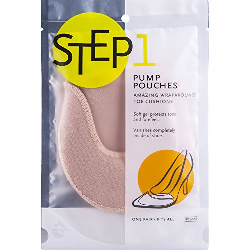 Product Cover STEP 1 Pump Pouches Wraparound Toe Cushions, 1 Pair, Fits Heels, Ballet Flats, & More