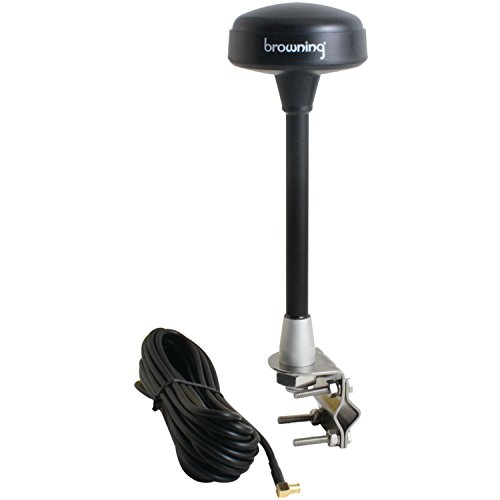 Product Cover Browning BR-TRUCKER Satellite Radio Trucker Mirror-Mount Antenna with Large Built-In Ground Plane