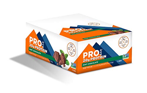 Product Cover PROBAR - Base Protein Bar, Mint Chocolate, Non-GMO, Gluten-Free, Certified Organic, Healthy, Plant-Based Whole Food Ingredients (12 Count) Packaging May Vary