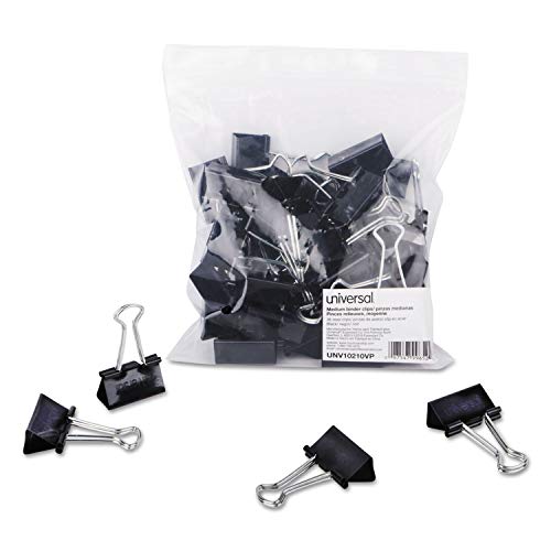 Product Cover Universal Small Binder Clips Black/Silver, 144 Each (10200VP)