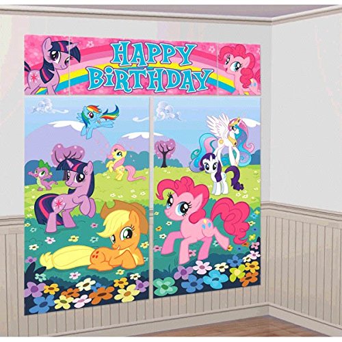 Product Cover Scene Setters Wall Decorating Kit | My Little Pony Friendship Collection | Birthday