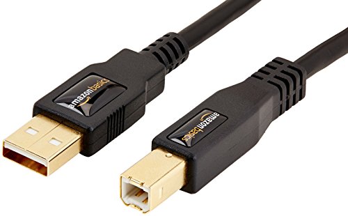 Product Cover AmazonBasics USB 2.0 Printer Type Cable - A-Male to B-Male - 16 Feet (4.8 Meters)