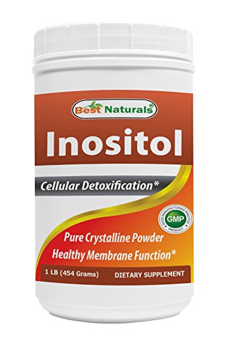 Product Cover Best Naturals Pure inositol Powder (Vitamin B8), 1 Lb Supports Healthy Liver Function, Promotes Cellular Detoxification & Supports Membrane Function