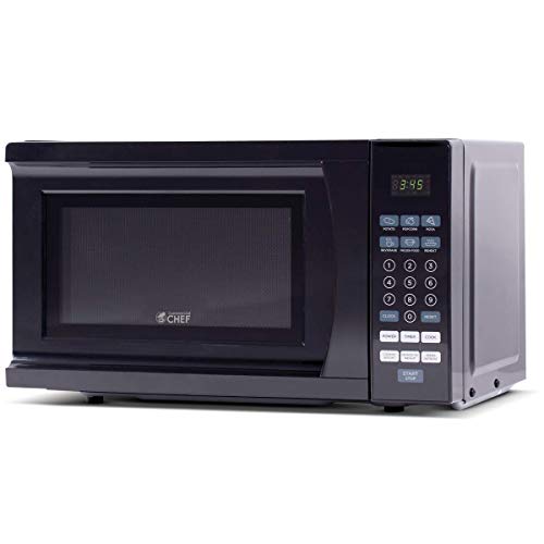 Product Cover Commercial Chef CHM770B Countertop Microwave, 0.7 Cubic Feet, Black