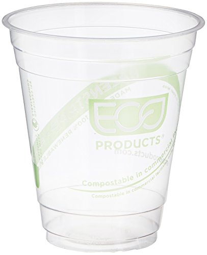 Product Cover Eco-Products ECOEPCC12GSPK GreenStripe Cold Cups, Compostable Plastic PLA (Pack of 50)