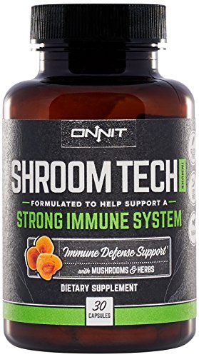 Product Cover Onnit ShroomTech Immune with Turmeric & Chaga Mushroom by Onnit Labs, 30 Count