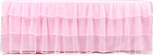 Product Cover Tadpoles Tulle Triple Layer Bedskirt Twin, Pink