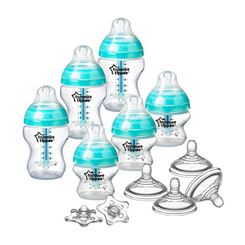 Product Cover Tommee Tippee Advanced Anti-Colic Newborn Baby Bottle Feeding Set, Heat Sensing Technology, BPA-Free