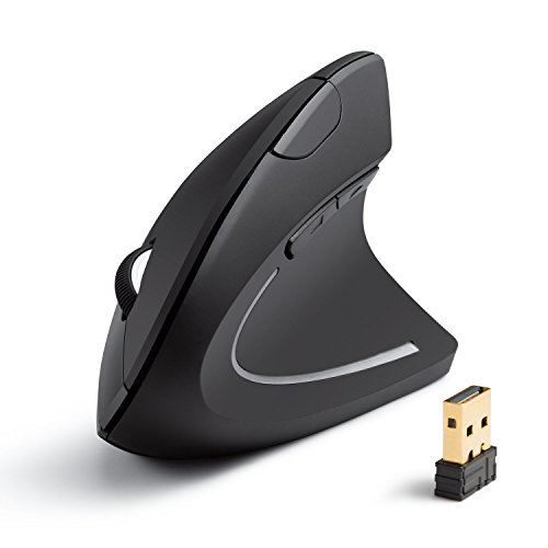 Product Cover Anker 2.4G Wireless Vertical Ergonomic Optical Mouse, 800/1200 /1600DPI, 5 Buttons - Black