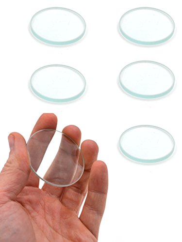 Product Cover Eisco Labs 6 Piece Premium Optical Glass Lens Set, 50mm Diameter - 3 Double Convex (20, 30, 50cm FL) and 3 Double Concave (20, 30, 50cm FL)