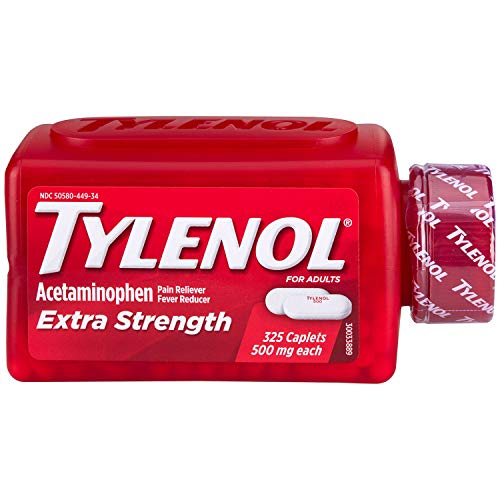 Product Cover 325 - 500 mg caplets - Tylenol Extra Strength Caplets - 325 ct.