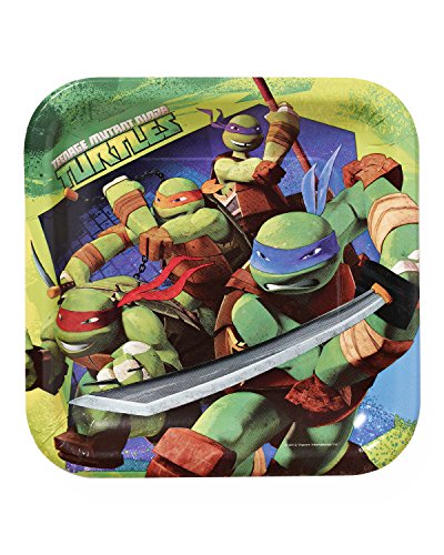 Product Cover American Greetings AM-4978996 Teenage Mutant Ninja Turtles Paper Dinner Plates, 8-Count